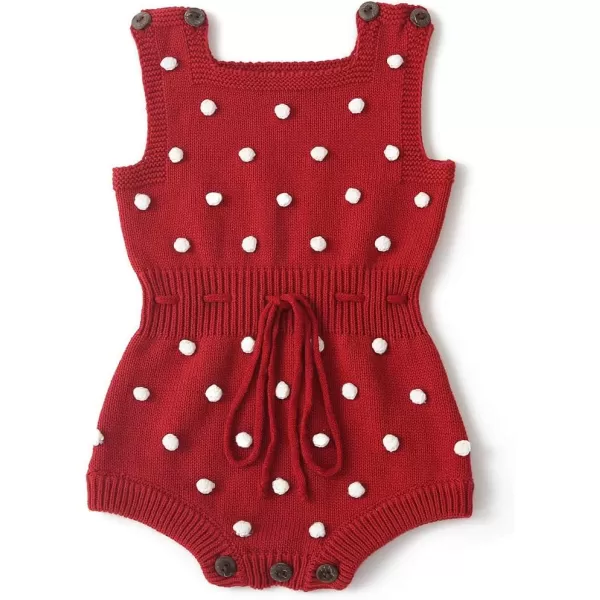 Simplee kids Baby Girl Kint Romper Fall Sleeveless Pompoms Rompers Newborn Little Girl Overall Jumpsuit Outfits