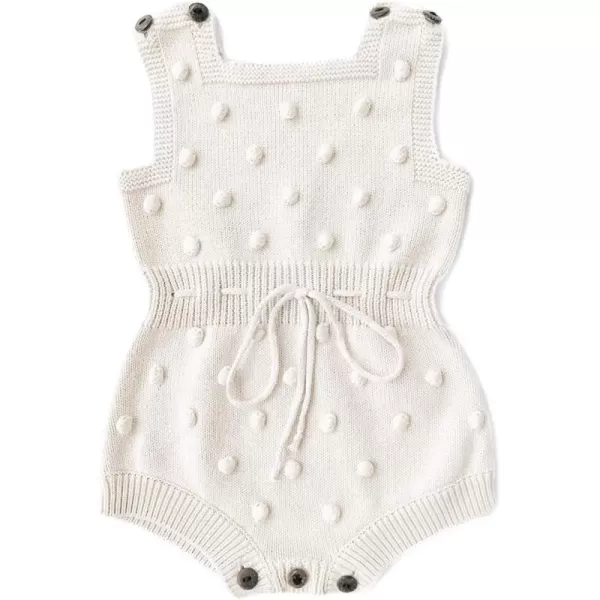 Simplee kids Baby Girl Kint Romper Fall Sleeveless Pompoms Rompers Newborn Little Girl Overall Jumpsuit Outfits