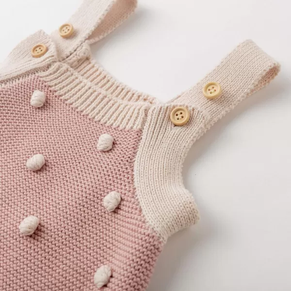 Simplee kids Baby Girl Kint Romper Fall Sleeveless Pompoms Rompers Newborn Little Girl Overall Jumpsuit Outfits