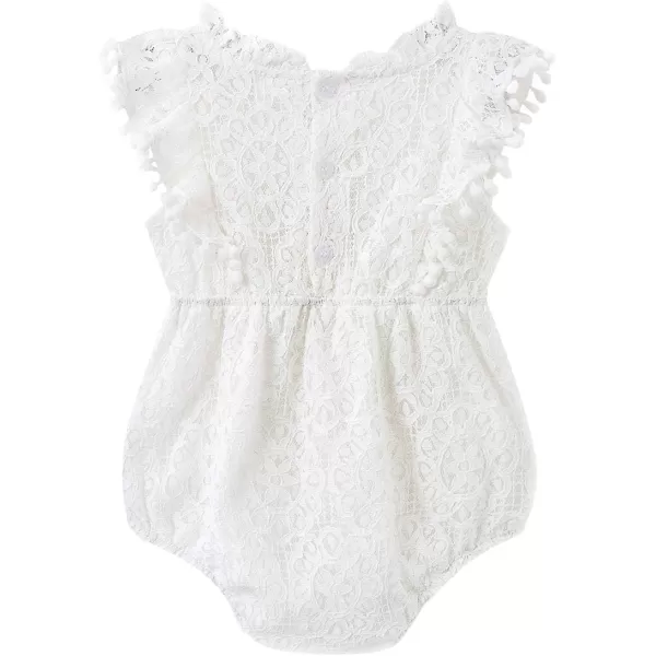 Simplee kids Baby Girl Kint Romper Fall Sleeveless Pompoms Rompers Newborn Little Girl Overall Jumpsuit Outfits