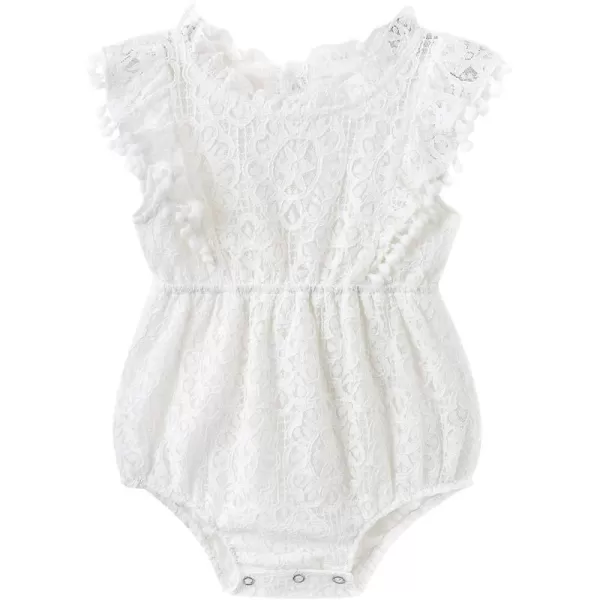 Simplee kids Baby Girl Kint Romper Fall Sleeveless Pompoms Rompers Newborn Little Girl Overall Jumpsuit Outfits
