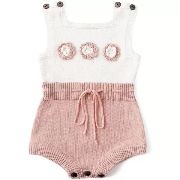 Simplee kids Baby Girl Kint Romper Fall Sleeveless Pompoms Rompers Newborn Little Girl Overall Jumpsuit Outfits