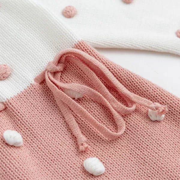 Simplee kids Baby Girl Kint Romper Fall Sleeveless Pompoms Rompers Newborn Little Girl Overall Jumpsuit Outfits