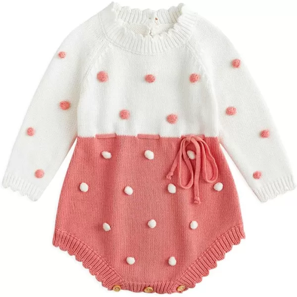 Simplee kids Baby Girl Kint Romper Fall Sleeveless Pompoms Rompers Newborn Little Girl Overall Jumpsuit Outfits