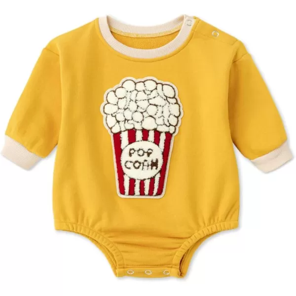 Simplee kids Baby Girl Outfits Long Sleeve Romper for Baby Boy Spring Fall Clothing Print Cartoon Baby Summer Romper