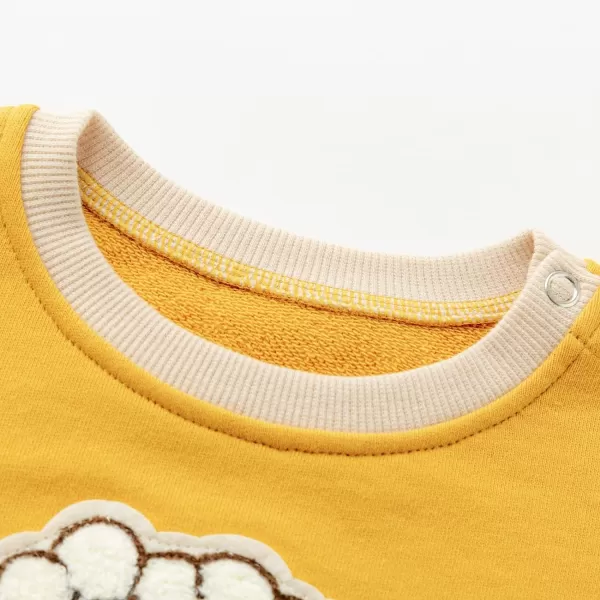 Simplee kids Baby Girl Outfits Long Sleeve Romper for Baby Boy Spring Fall Clothing Print Cartoon Baby Summer Romper