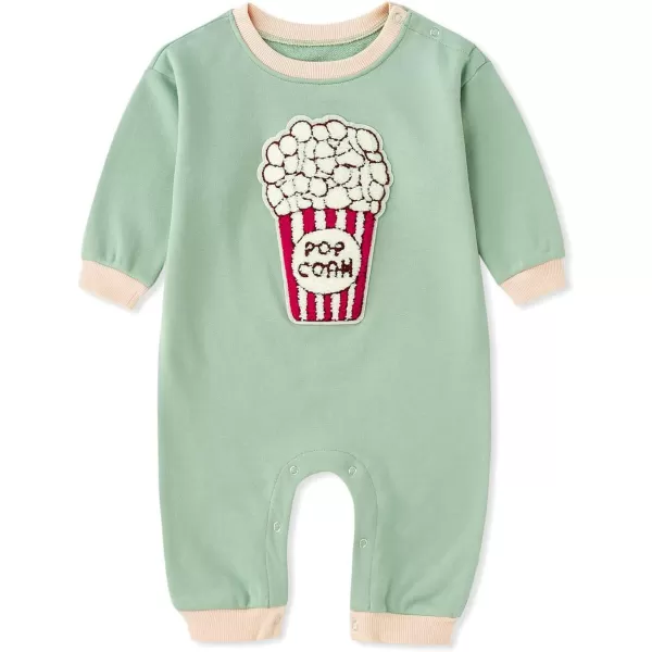 Simplee kids Baby Girl Outfits Long Sleeve Romper for Baby Boy Spring Fall Clothing Print Cartoon Baby Summer Romper