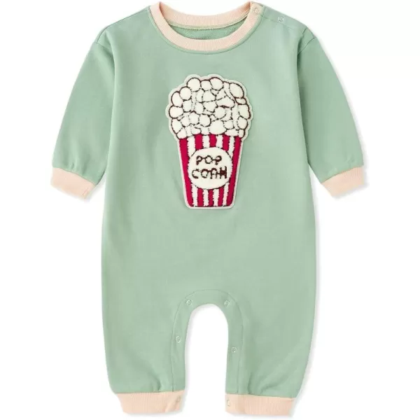 Simplee kids Baby Girl Outfits Long Sleeve Romper for Baby Boy Spring Fall Clothing Print Cartoon Baby Summer Romper