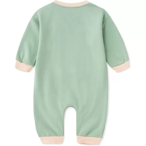 Simplee kids Baby Girl Outfits Long Sleeve Romper for Baby Boy Spring Fall Clothing Print Cartoon Baby Summer Romper
