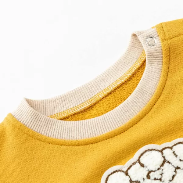 Simplee kids Baby Girl Outfits Long Sleeve Romper for Baby Boy Spring Fall Clothing Print Cartoon Baby Summer Romper
