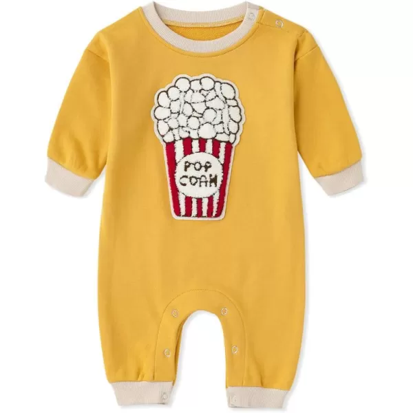 Simplee kids Baby Girl Outfits Long Sleeve Romper for Baby Boy Spring Fall Clothing Print Cartoon Baby Summer Romper