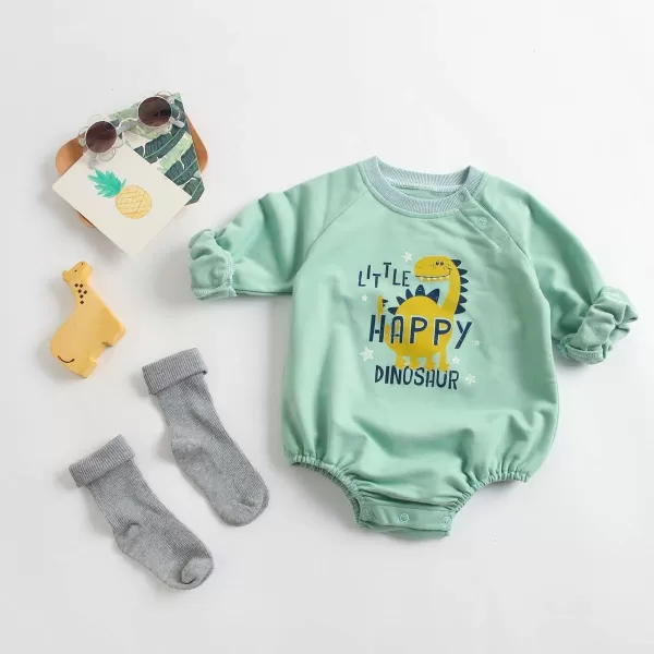 Simplee kids Baby Girl Outfits Long Sleeve Romper for Baby Boy Spring Fall Clothing Print Cartoon Baby Summer Romper