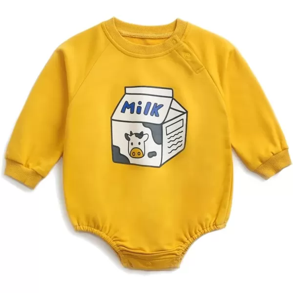 Simplee kids Baby Girl Outfits Long Sleeve Romper for Baby Boy Spring Fall Clothing Print Cartoon Baby Summer Romper