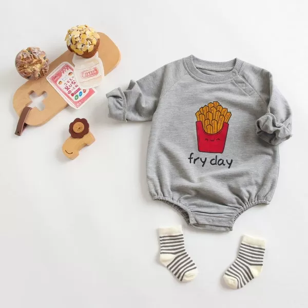 Simplee kids Baby Girl Outfits Long Sleeve Romper for Baby Boy Spring Fall Clothing Print Cartoon Baby Summer Romper