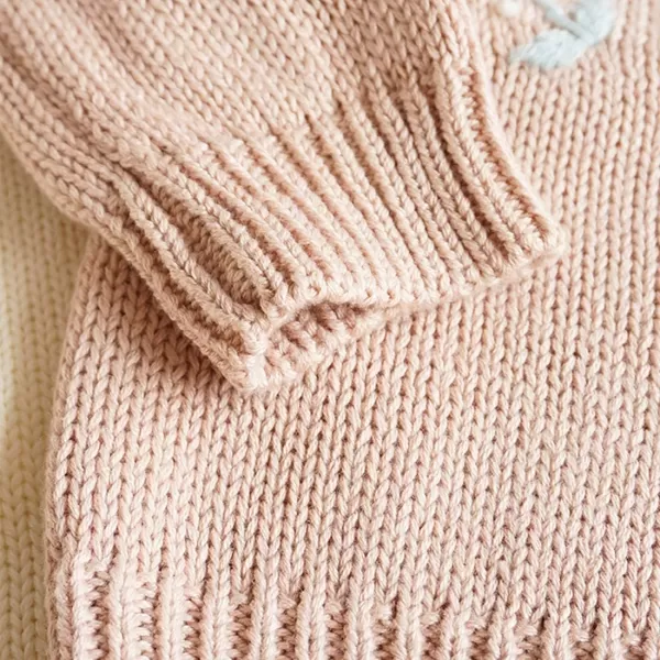 Simplee kids Baby Girl Thin Sweater Solid White Pink Cardigans for Toddler 0-3Years