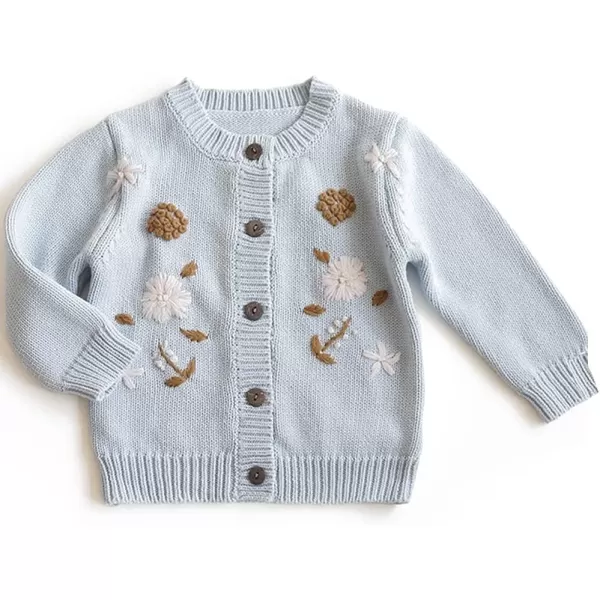 Simplee kids Baby Girl Thin Sweater Solid White Pink Cardigans for Toddler 0-3Years