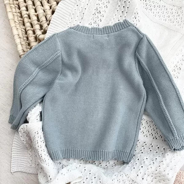 Simplee kids Baby Girl Thin Sweater Solid White Pink Cardigans for Toddler 0-3Years