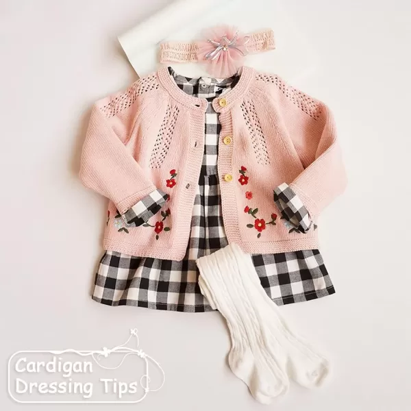 Simplee kids Baby Girl Thin Sweater Solid White Pink Cardigans for Toddler 0-3Years