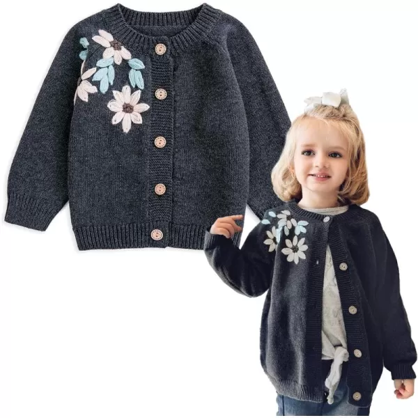 Simplee kids Baby Girl Thin Sweater Solid White Pink Cardigans for Toddler 0-3Years