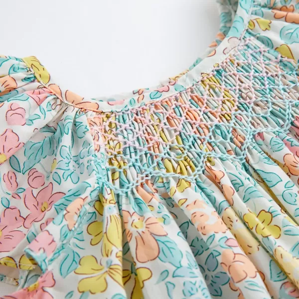 Simplee kids Baby Girls Casual Dresses Toddler Floral Dress Print Sundress Princess Dress