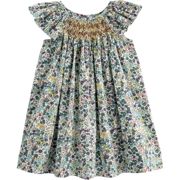 Simplee kids Baby Girls Casual Dresses Toddler Floral Dress Print Sundress Princess Dress