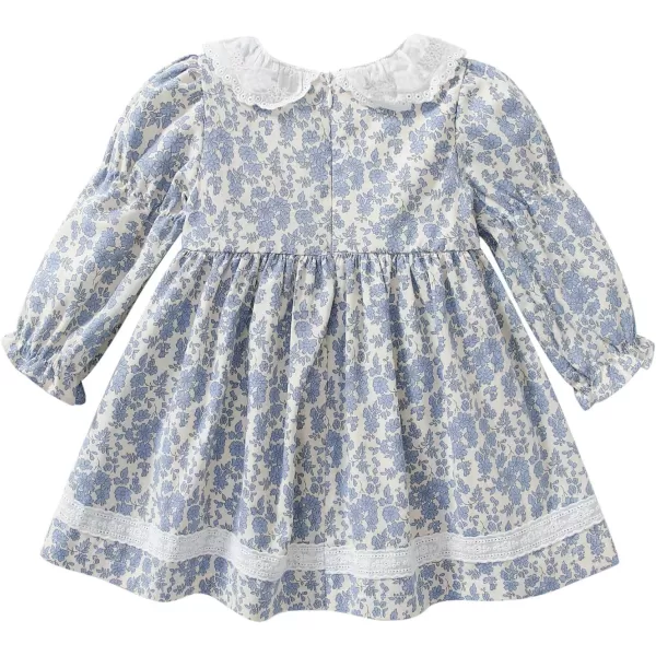 Simplee kids Baby Girls Casual Dresses Toddler Floral Dress Print Sundress Princess Dress
