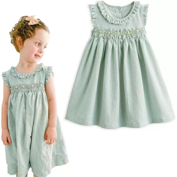 Simplee kids Baby Girls Casual Dresses Toddler Floral Dress Print Sundress Princess Dress