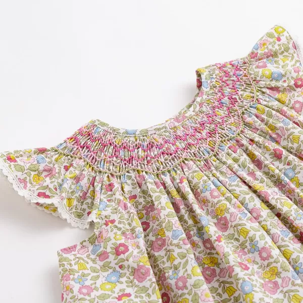 Simplee kids Baby Girls Casual Dresses Toddler Floral Dress Print Sundress Princess Dress