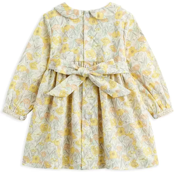 Simplee kids Baby Girls Casual Dresses Toddler Floral Dress Print Sundress Princess Dress