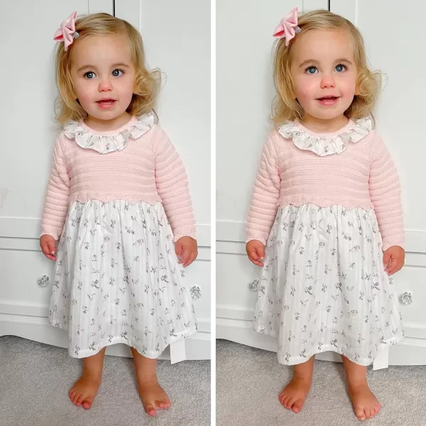 Simplee kids Baby Girls Casual Dresses Toddler Floral Dress Print Sundress Princess Dress
