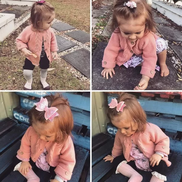 Simplee kids Baby Girls' Fall Winter Cardigan Sweaters Coats Outfits for Toddlers