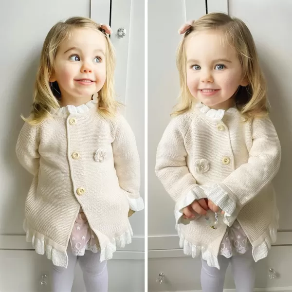 Simplee kids Baby Girls' Fall Winter Cardigan Sweaters Coats Outfits for Toddlers