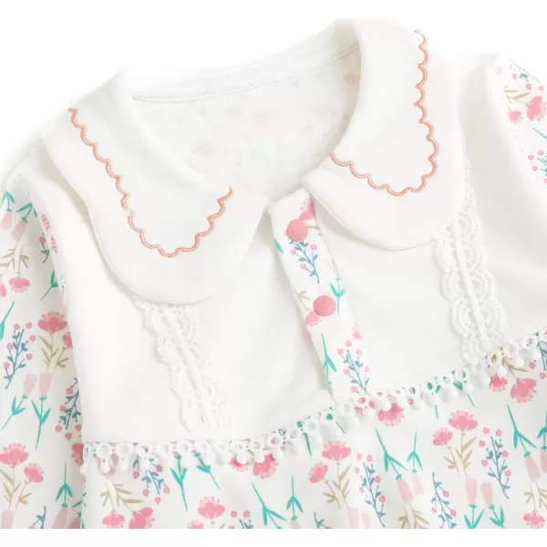 Simplee kids Baby Girl's Romper Jumpsuit Long Sleeves Onesies Bodysuits One Piece Outfits Clothesr for Spring Fall