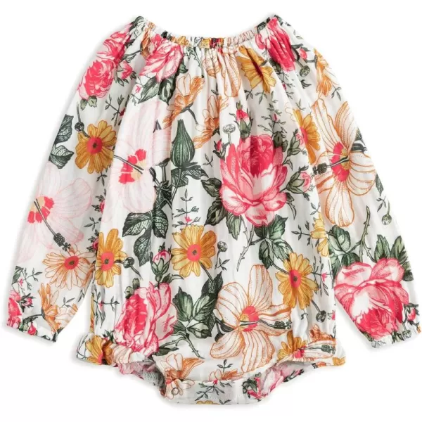 Simplee kids Baby Girls Summer Romper Onesie Infant Newborn Floral Ruffled Sleeveless Bodysuit for 3Month-2Years