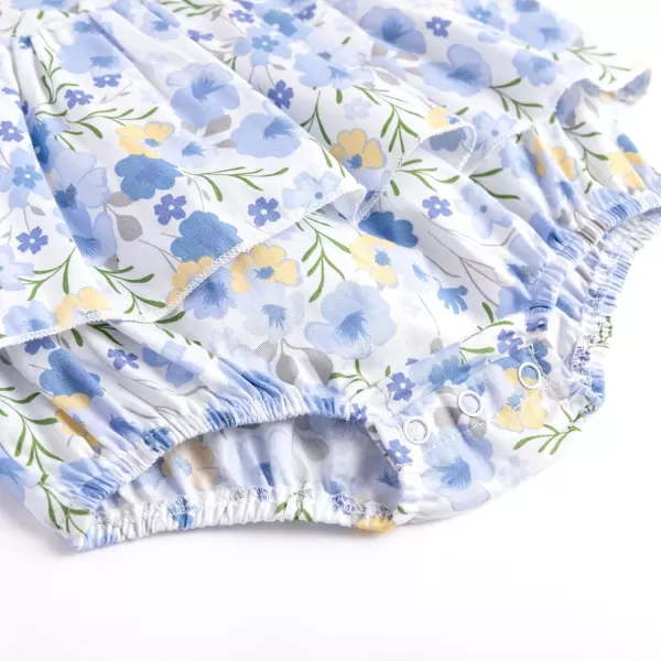 Simplee kids Baby Girls Vintage Floral Romper Dress Infant Sleeveless One-Piece Jumpsuit Clothes for 6-24 Months