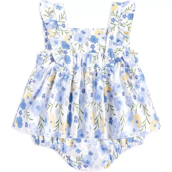 Simplee kids Baby Girls Vintage Floral Romper Dress Infant Sleeveless One-Piece Jumpsuit Clothes for 6-24 Months