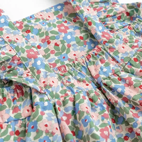 Simplee kids Baby Girls Vintage Floral Romper Dress Infant Sleeveless One-Piece Jumpsuit Clothes for 6-24 Months