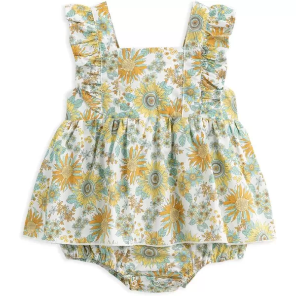 Simplee kids Baby Girls Vintage Floral Romper Dress Infant Sleeveless One-Piece Jumpsuit Clothes for 6-24 Months