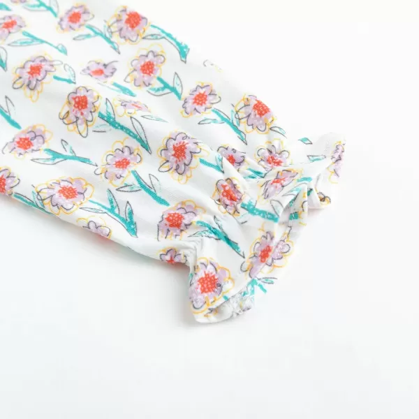 Simplee kids Baby Girls Vintage Floral Romper Dress Infant Sleeveless One-Piece Jumpsuit Clothes for 6-24 Months