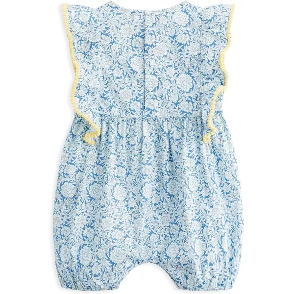 Simplee kids Baby Girls Vintage Floral Romper Dress Infant Sleeveless One-Piece Jumpsuit Clothes for 6-24 Months