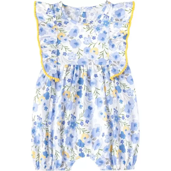 Simplee kids Baby Girls Vintage Floral Romper Dress Infant Sleeveless One-Piece Jumpsuit Clothes for 6-24 Months