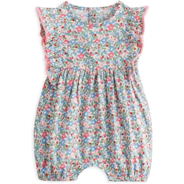Simplee kids Baby Girls Vintage Floral Romper Dress Infant Sleeveless One-Piece Jumpsuit Clothes for 6-24 Months