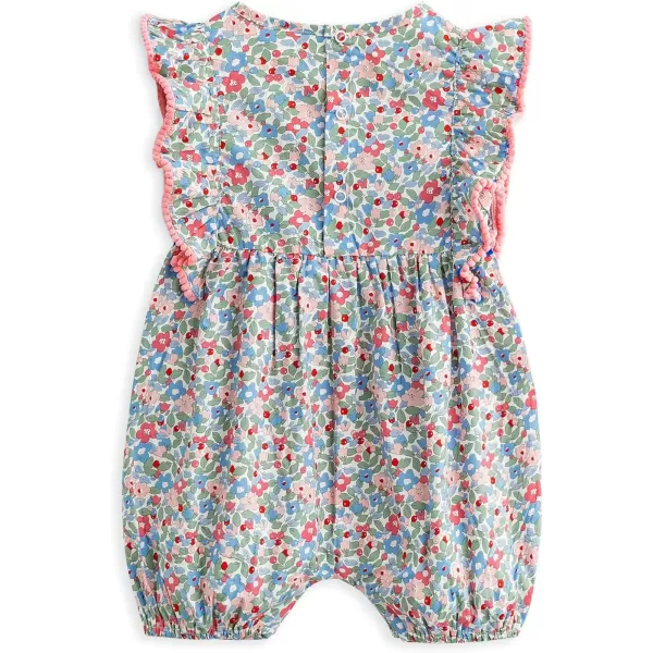 Simplee kids Baby Girls Vintage Floral Romper Dress Infant Sleeveless One-Piece Jumpsuit Clothes for 6-24 Months