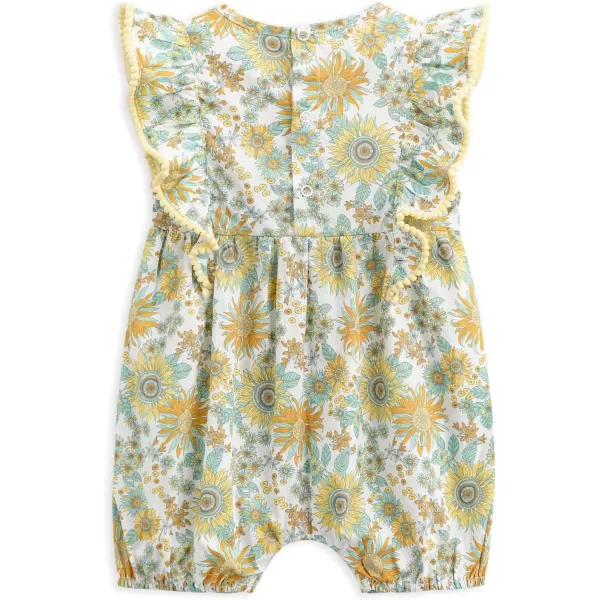 Simplee kids Baby Girls Vintage Floral Romper Dress Infant Sleeveless One-Piece Jumpsuit Clothes for 6-24 Months
