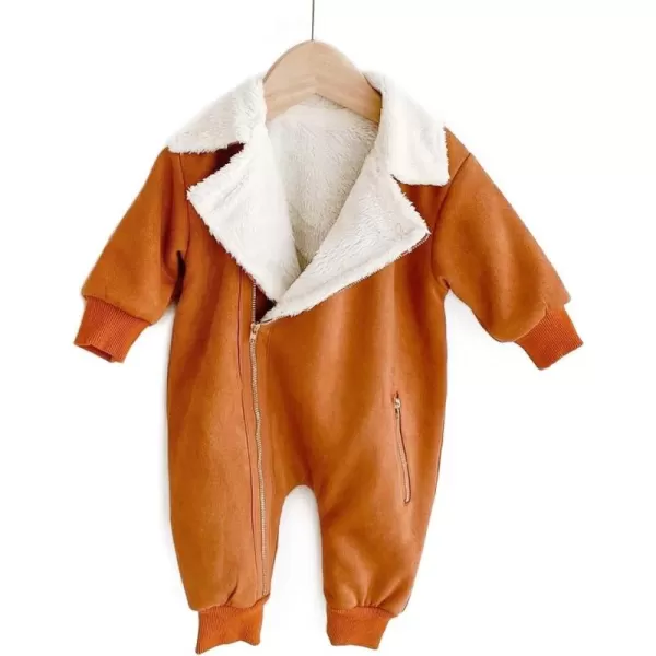 Simplee kids Baby Infant Boy Girl Winter Warm Snowsuit Fashion Snow Wear Newborn Long Sleeve Romper Jumpsuit for 0-3 Months