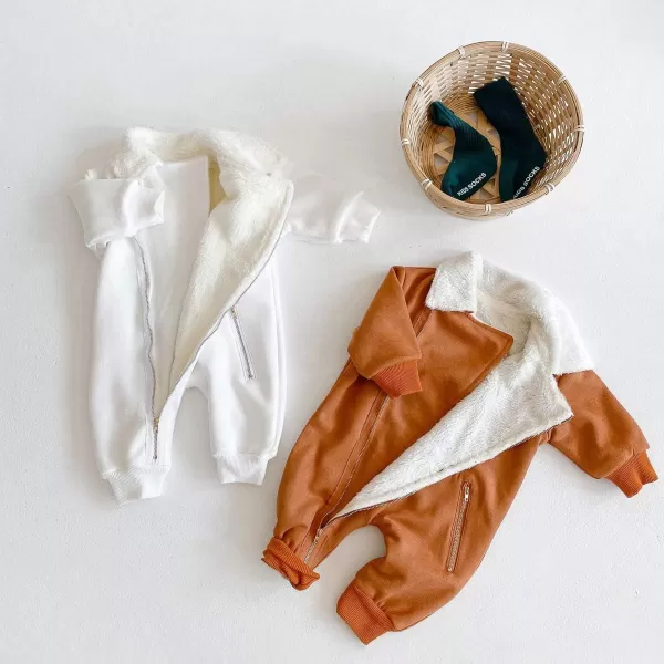 Simplee kids Baby Infant Boy Girl Winter Warm Snowsuit Fashion Snow Wear Newborn Long Sleeve Romper Jumpsuit for 0-3 Months