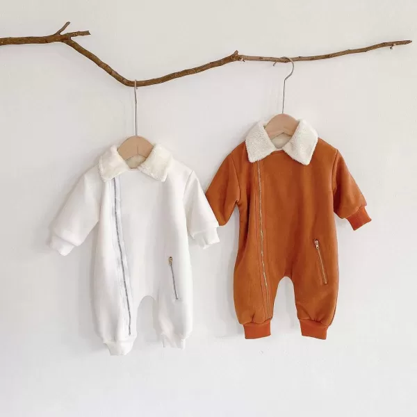 Simplee kids Baby Infant Boy Girl Winter Warm Snowsuit Fashion Snow Wear Newborn Long Sleeve Romper Jumpsuit for 0-3 Months