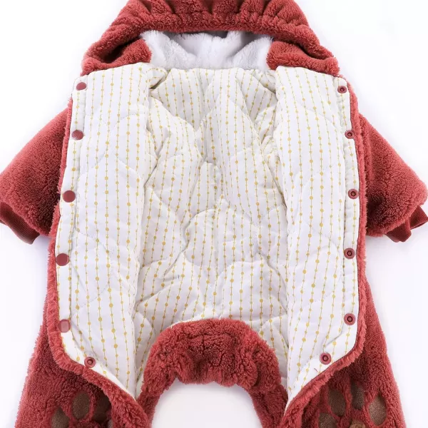 Simplee kids Baby Infant Boys Girls Snowsuit Winter Hooded Footed Warm Jumpsuit Outerwear with Gloves for 3-24 Months