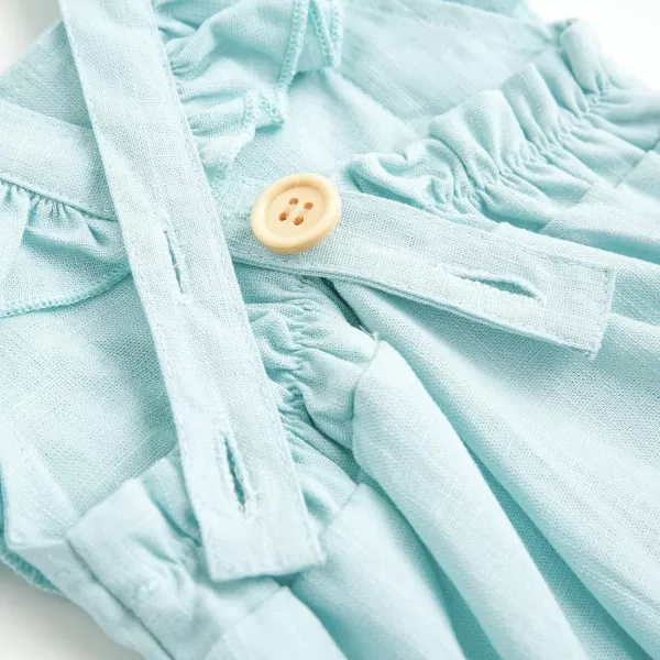 Simplee kids Baby Onesies Unisex Cotton Linen Handmade Romper Jumpsuit Solid Color Long Sleeve Jumpsuit