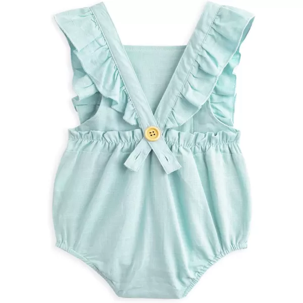 Simplee kids Baby Onesies Unisex Cotton Linen Handmade Romper Jumpsuit Solid Color Long Sleeve Jumpsuit